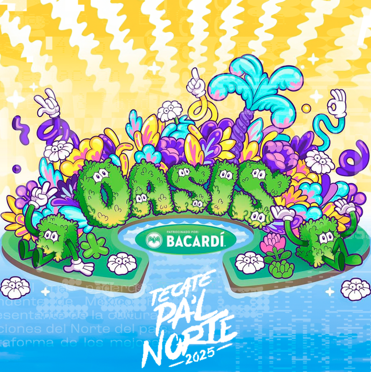 Oasis Bacardí: Música Urbana en Tecate Pa’l Norte 