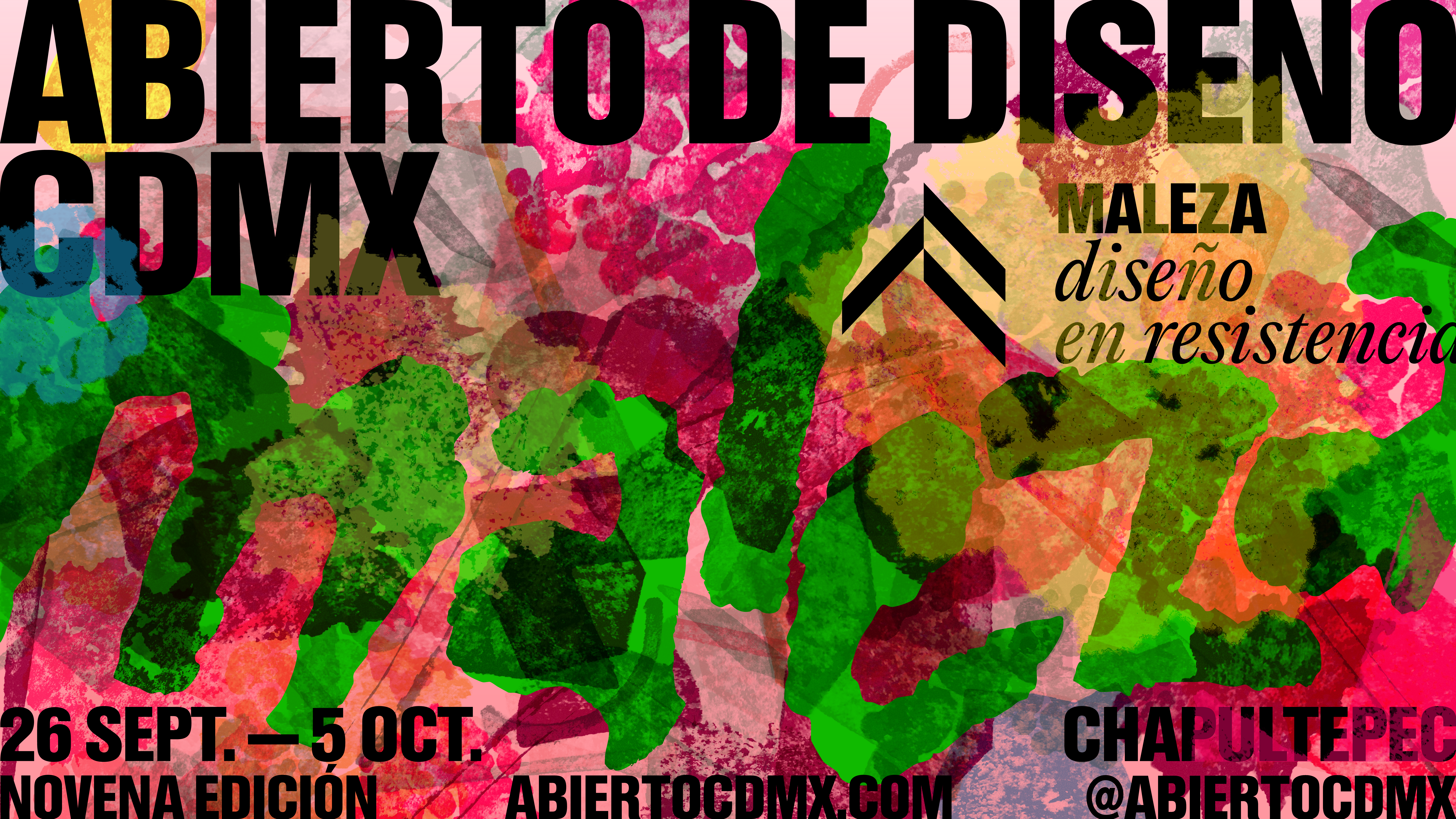 Abierto de Diseño CDMX 2025: Maleza. Diseño en Resistencia